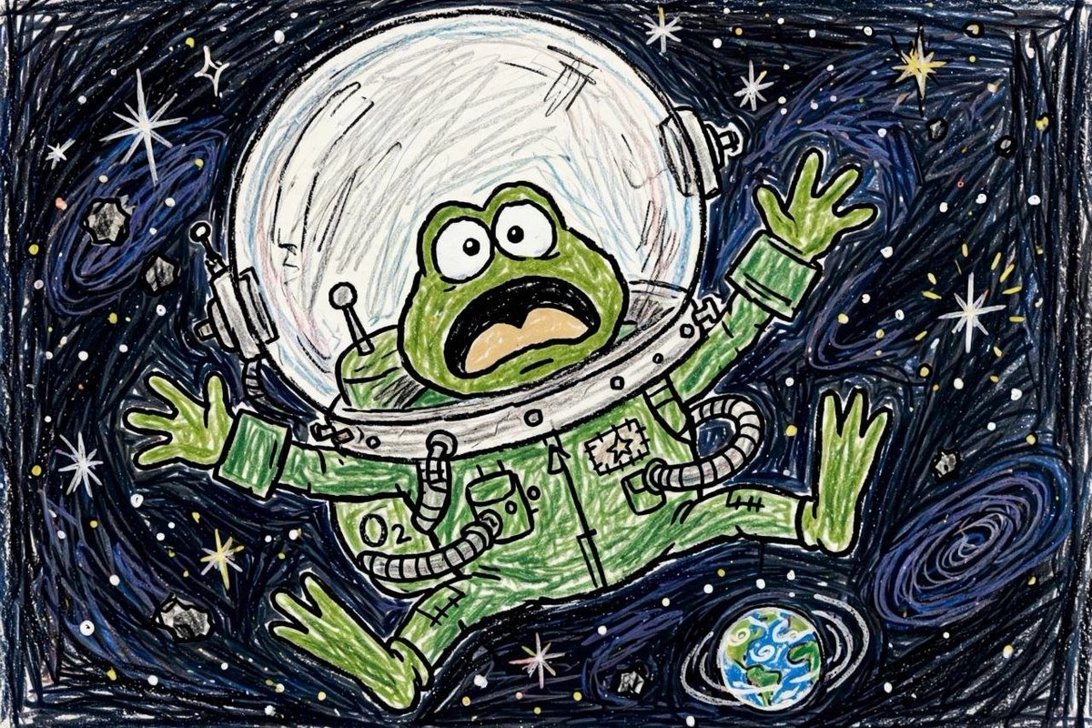 Dealyx0x's tweet photo. The OG frog $OGGIE is getting noticed https://t.co/vnWmo1bQH8