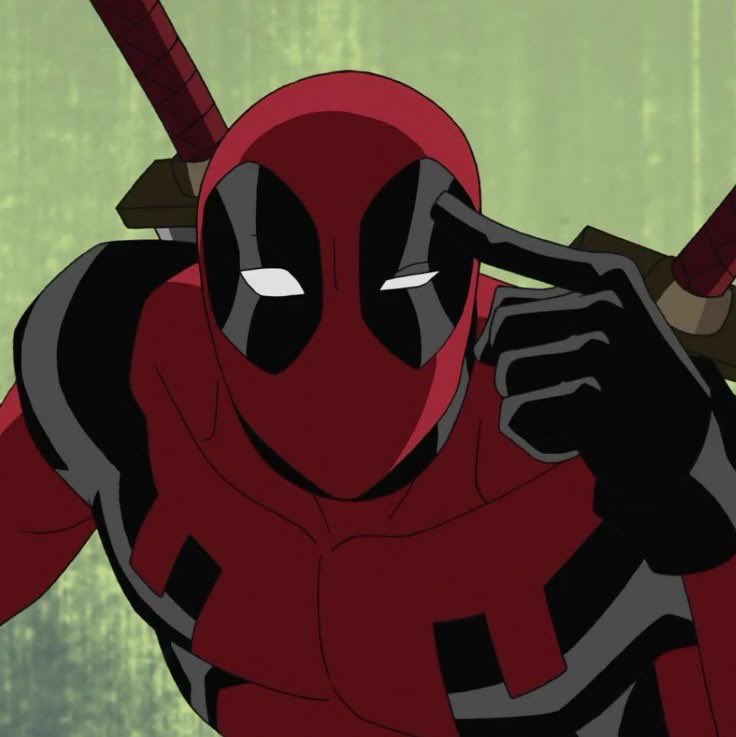 SCARLETARMAMENT's tweet photo. “Hey, I just paid off the installation on that!”

Sighing, grumbling.

“You know what, fine. Name’s Deadpool, and I’m a big fan of cartoons… or in fact, just pop culture media in general. Need I say more?” https://t.co/r6Ndlaldif