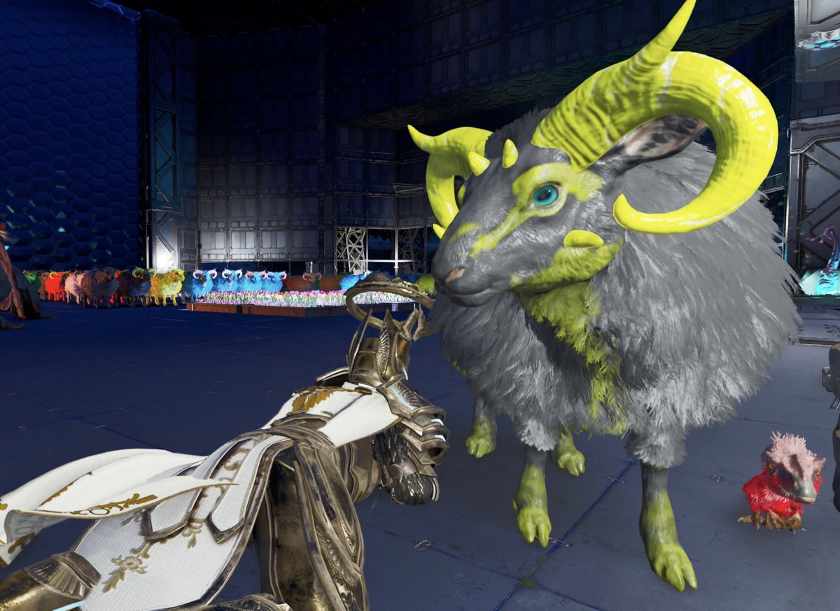sumis600's tweet photo. 自分好みの配色のヒツジできた
#ARK https://t.co/X0sduHu9TS