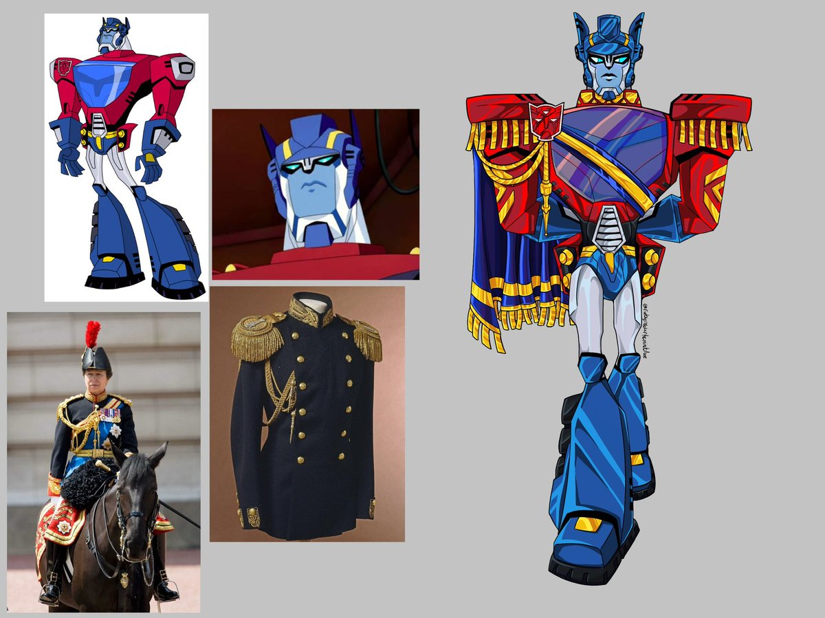 rubyartemisblue's tweet photo. Such a pretty bot (Royal AU) #tfa #optimusprime https://t.co/W5bCN0GCle