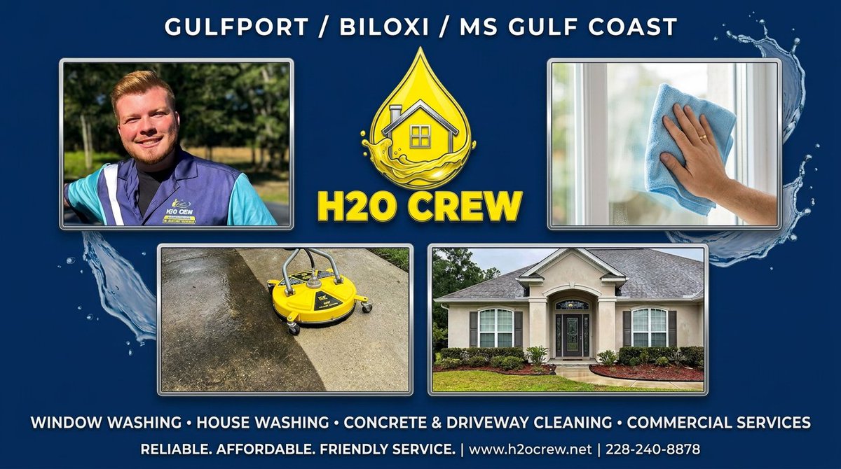 theh2ocrew's tweet photo. H2O Crew - Residential &amp; Commercial Cleaning 💧 https://t.co/u8NXaKRHMK