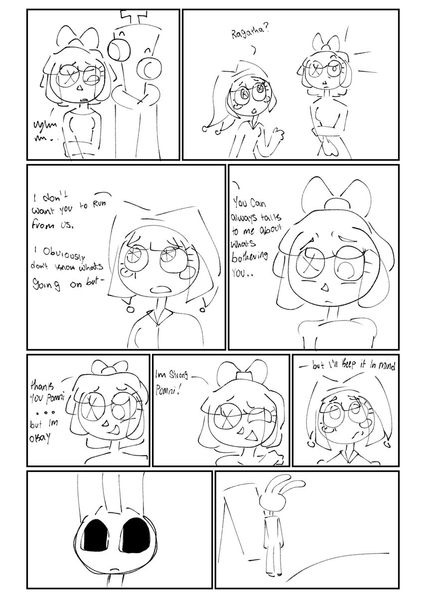 2Rocky4u's tweet photo. Confession 

Funny bunny comic FULL

1-4

#theamazingdigitalcircus #funnybunny #jaxxpomni #jax #pomni https://t.co/no8uNjQZtP