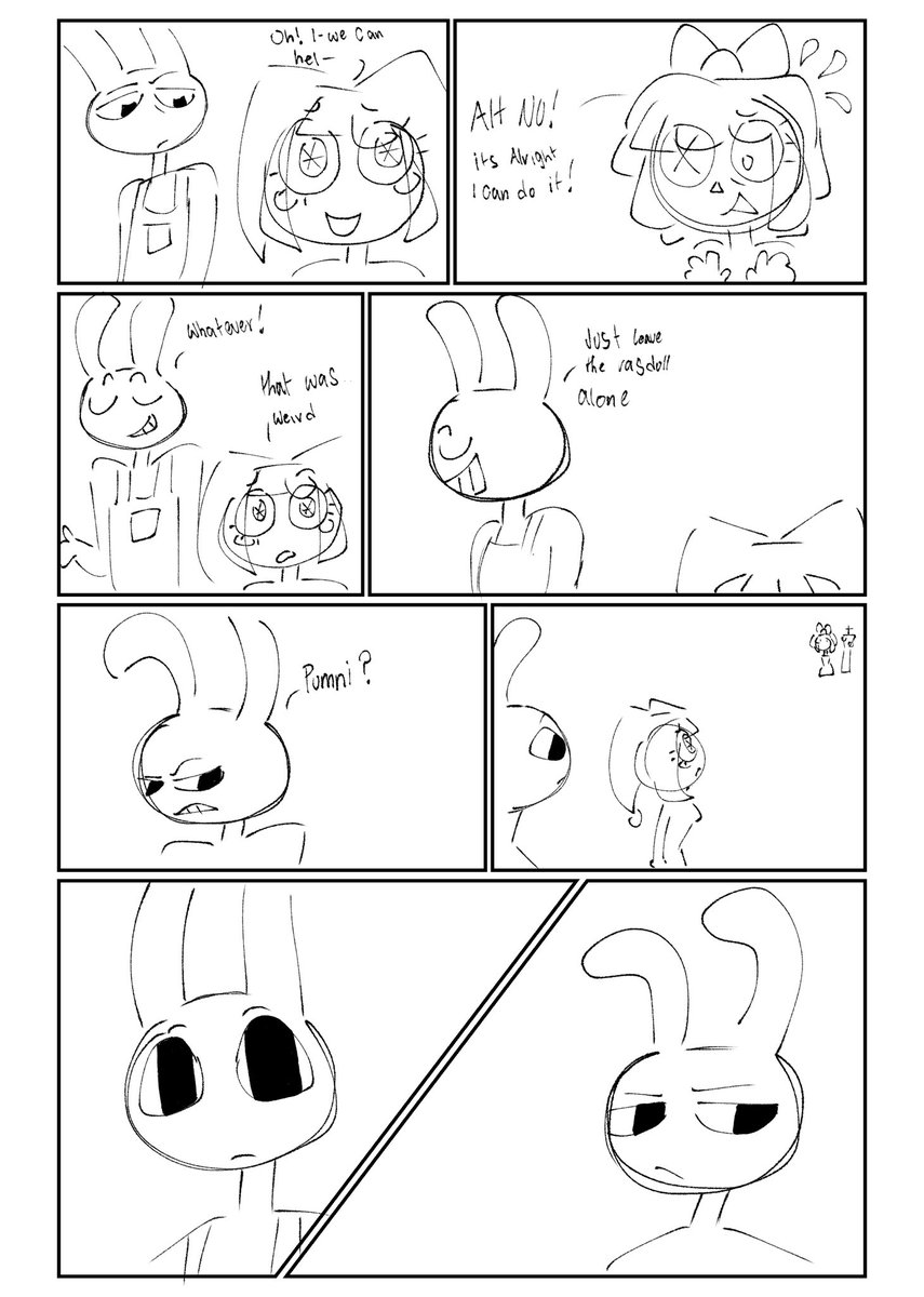 2Rocky4u's tweet photo. Confession 

Funny bunny comic FULL

1-4

#theamazingdigitalcircus #funnybunny #jaxxpomni #jax #pomni https://t.co/no8uNjQZtP