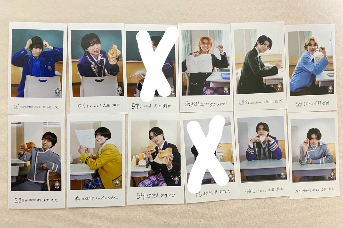 trhk___3___'s tweet photo. EBiDAN THE LIVE 2026 15th Anniversary
エビライ ミニフォト トレカ 隣の席セット 交換 

【譲】
前：柴崎楽、森田璃空
右：長野凌大、マサヒロ、FUMINORI
後：杢代和人、高桑真之
左：髙田彪我、タカシ、竹野世梛

【求】
後左   芳賀柊斗

取引日や場所は相談させて下さい https://t.co/vISPQrnE8W