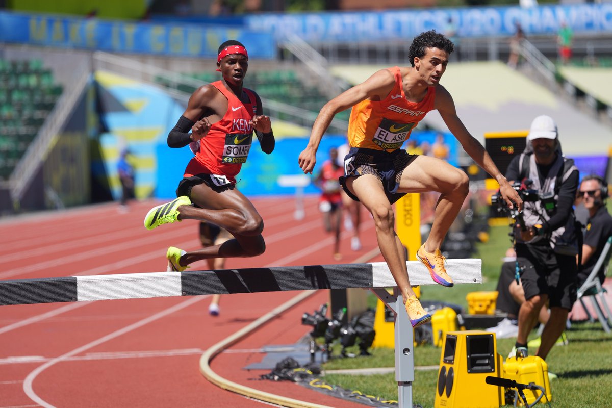 KorirOfficial's tweet photo. Congratulations to Emmanuel Lemiso for winning silver in a time of 8:32.81, while Nicholas Kitum took bronze in a tine of 8:38.05, in the men's 3000MSc, at the @WorldAthletics U20 Championships, in Oregon, USA!
#AthleticsKenya #running #Oregon26 https://t.co/SNKc9n2xbs