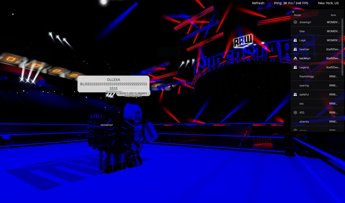 RRWPLUS's tweet photo. 🔥 UP NEXT: TRIPLE THREAT WOMEN’S ACTION!

Ollexa Bliss vs. Fmeisagun vs. Gemara Sade

3 women collide right now on RRW Superstars! who walks away with the victory tonight?

🔴 TUNE IN LIVE:https://t.co/biZbXYl7h0 https://t.co/PIsWXaHu5W