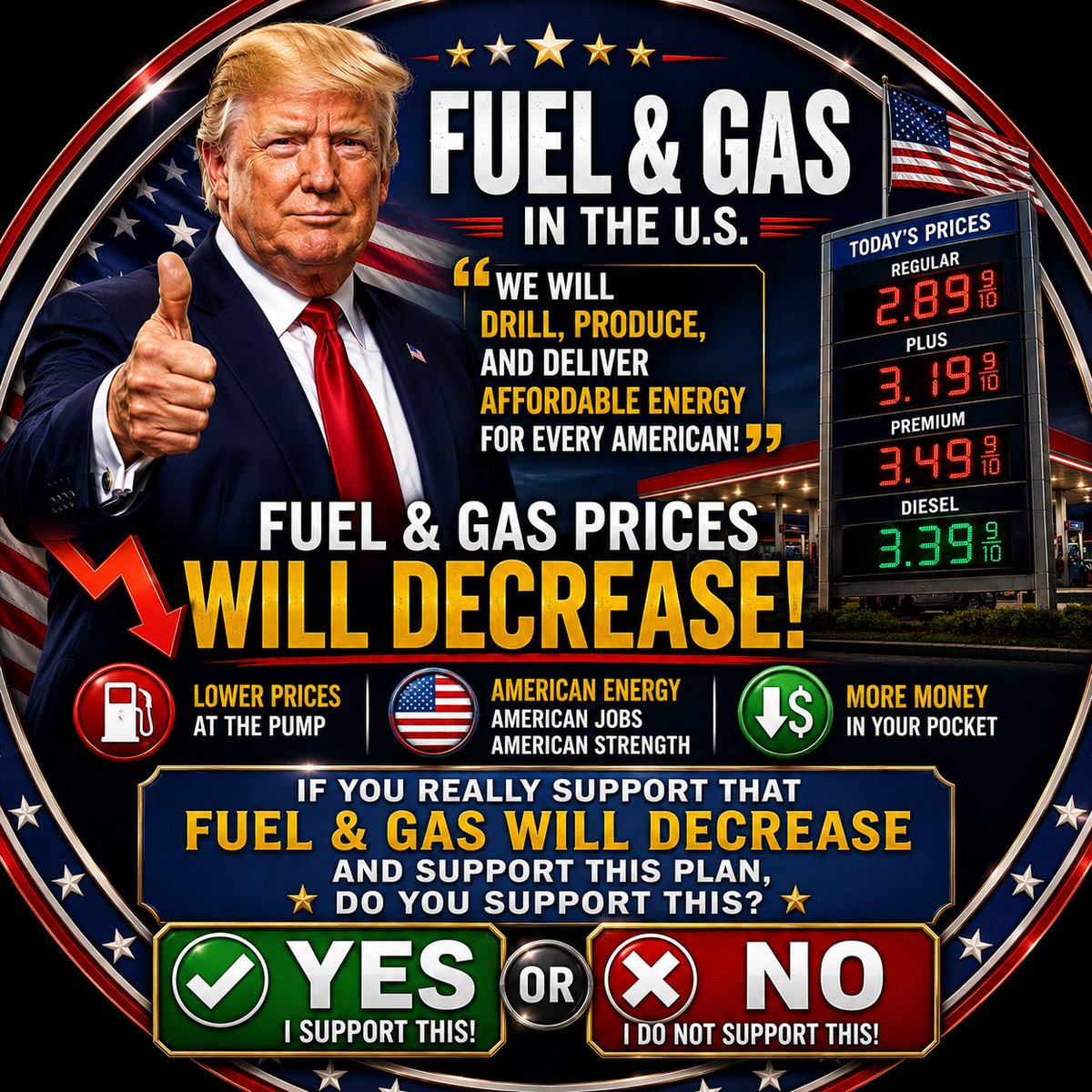 Trickypay19853's tweet photo. DO YOU SUPPORT THIS ❓

A.  YES 🇺🇸

B.   NO https://t.co/CkTpp1Kez9