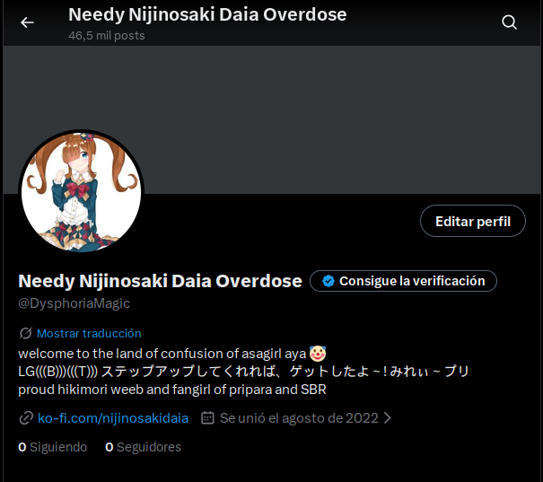 SaveMePurple's tweet photo. hello i am DysphoriaMagic i search my mutuals why i am injust banned by using brave browser now i am here again https://t.co/5wW3T4kVhM
