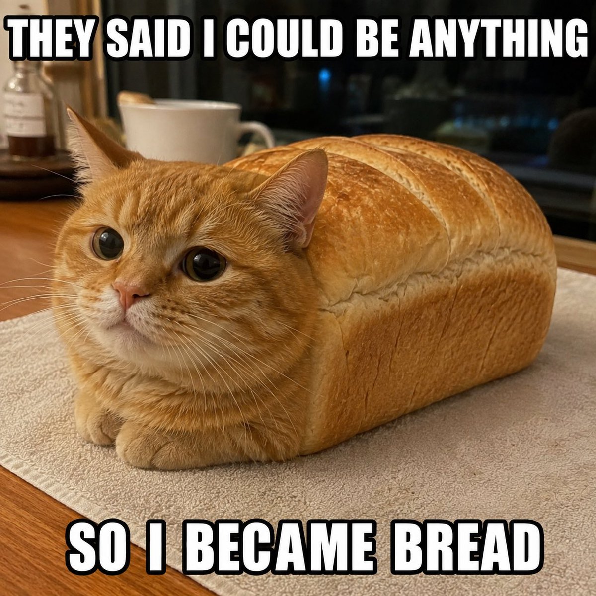 CatLoaf0x's tweet photo. bro really became bread 😭🍞

$LOAF

#LOAF #Solana #Memecoin #Crypto #PumpFun https://t.co/x2qZ4bYPbw