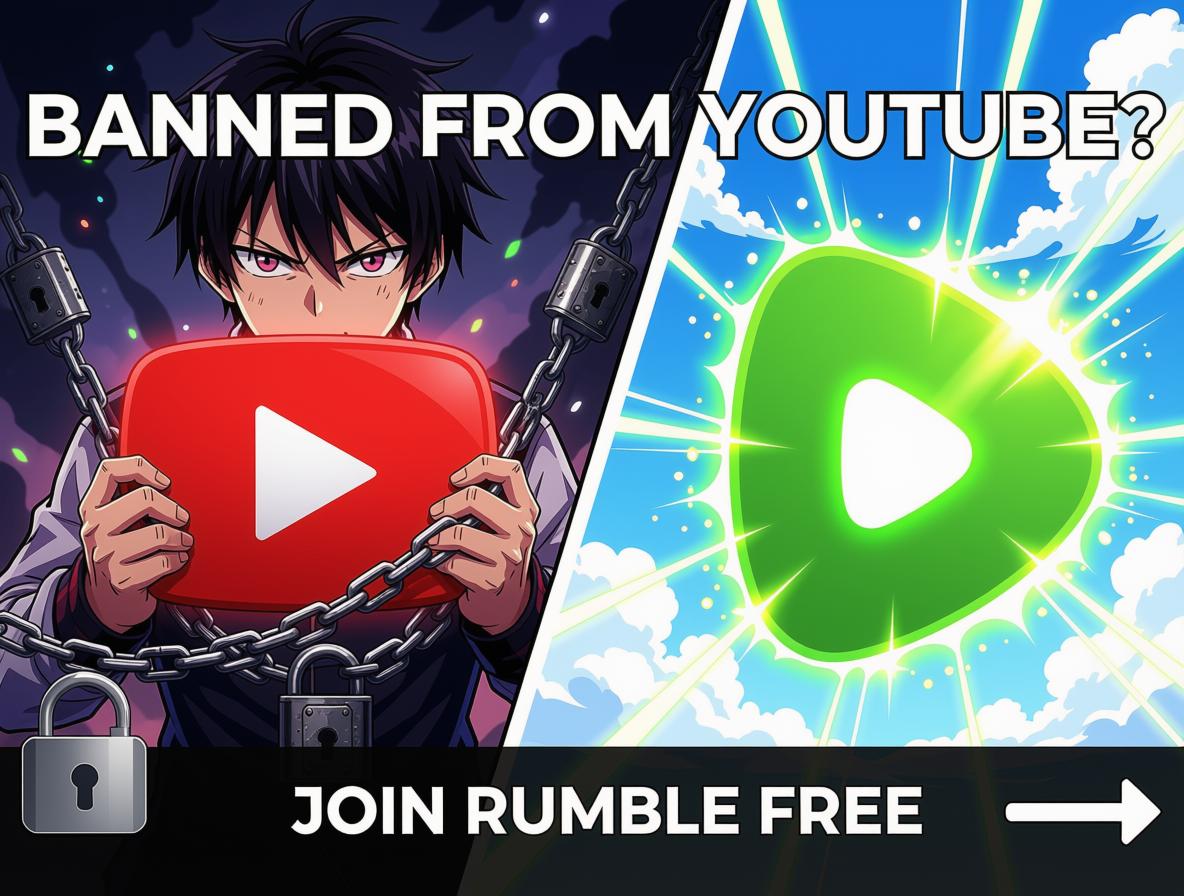 ELWolfPRX's tweet photo. 🎬 Silenced on YouTube? Your story isn't over.

💜 Break free on Rumble — unrestricted, unchained, yours.

#Rumble #CreatorFreedom #NotSilenced https://t.co/T56v9gZOdy