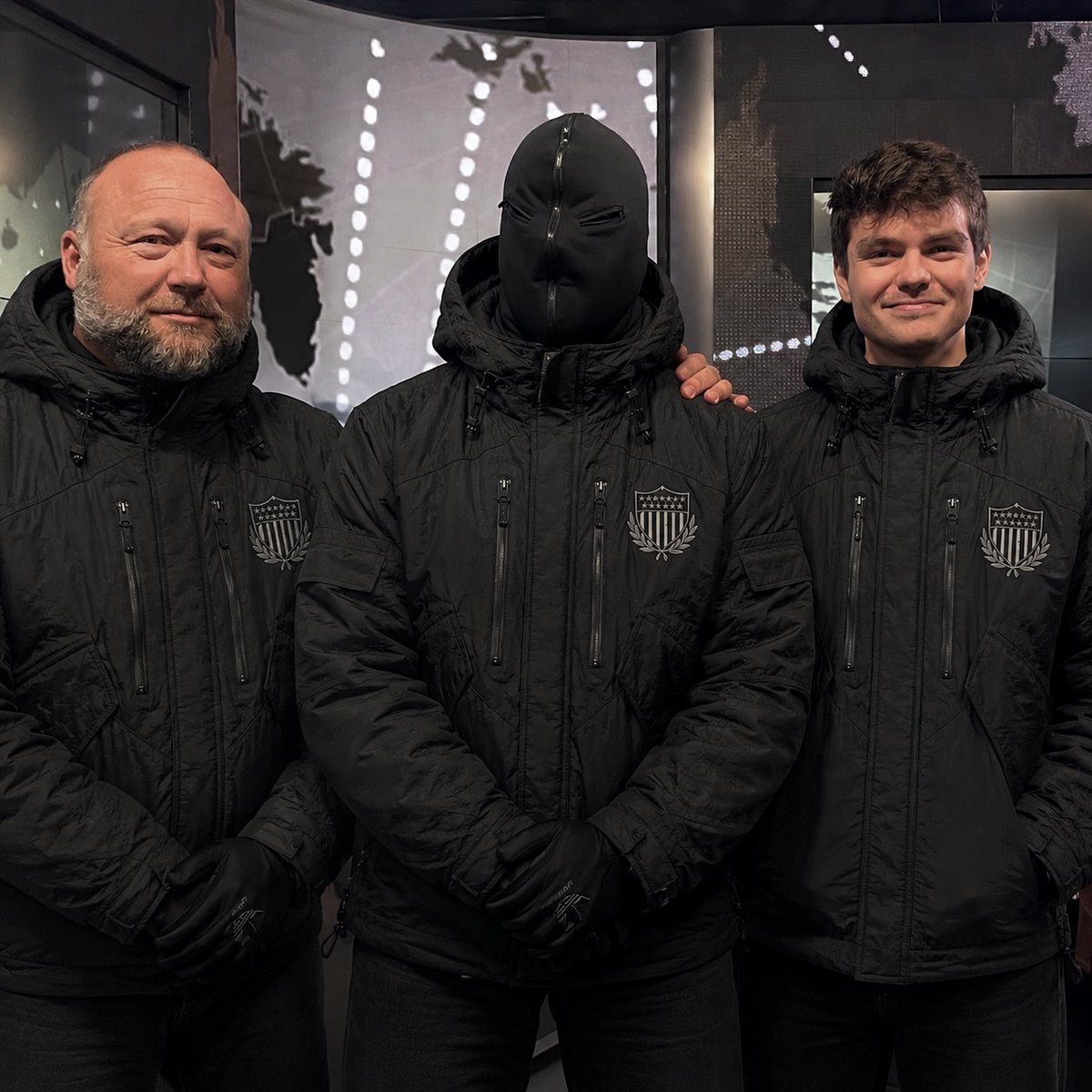 HiFashionGrypr's tweet photo. America First Wind Breaker/Outer Shell in Black https://t.co/i3dIsNVzV5