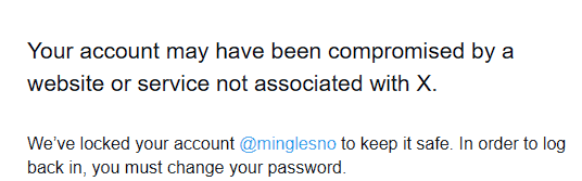 minglesno's tweet photo. who the fuck was trying to hack me??? 😭😭 https://t.co/qdHzLws876