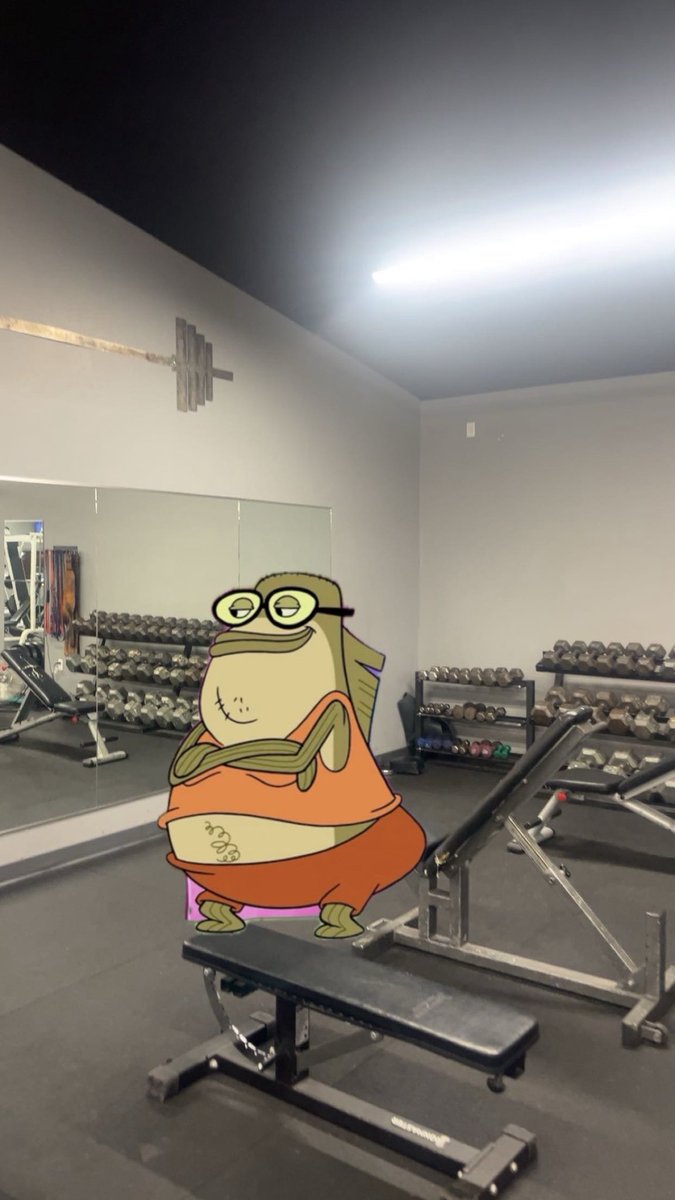 TrailblazeEm's tweet photo. @hoodigainer spotted at the gym https://t.co/1pPQjq2dmj