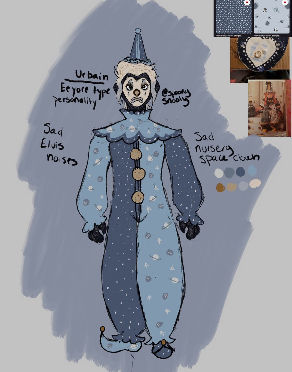 spookysnooty's tweet photo. NEW OC!!! NEW OC!!! Urbain is actually based off a doll I started making but never finished- i should finish him to be sure ♡ #dreamalongwithme #DAWM https://t.co/jSZ9dxiDMj