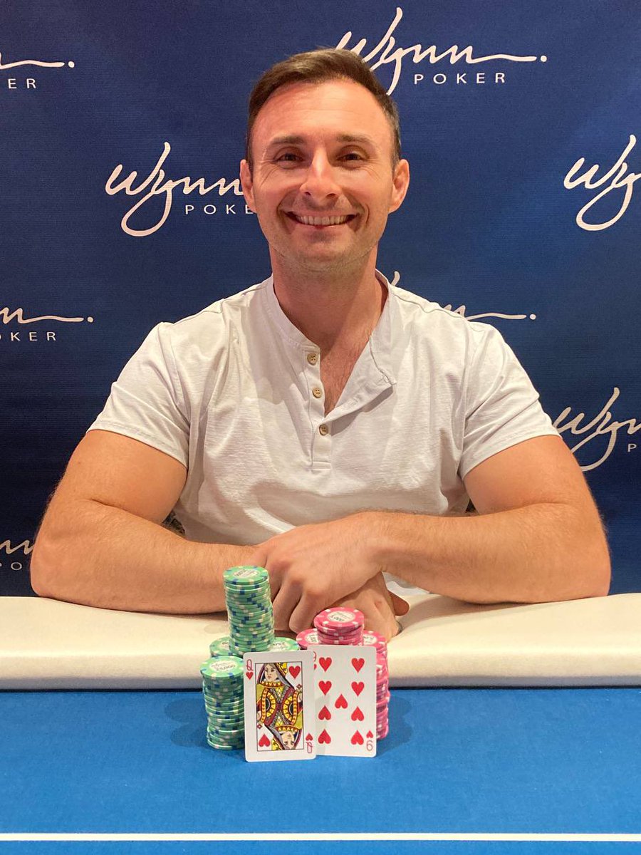 WynnPoker's tweet photo. Michael Hatlevig gets the outright win in the Nightly $160 on 8/8 by defeating the 65 player field, and takes home $4,197. Well done, Michael! https://t.co/GXCopu2HDl