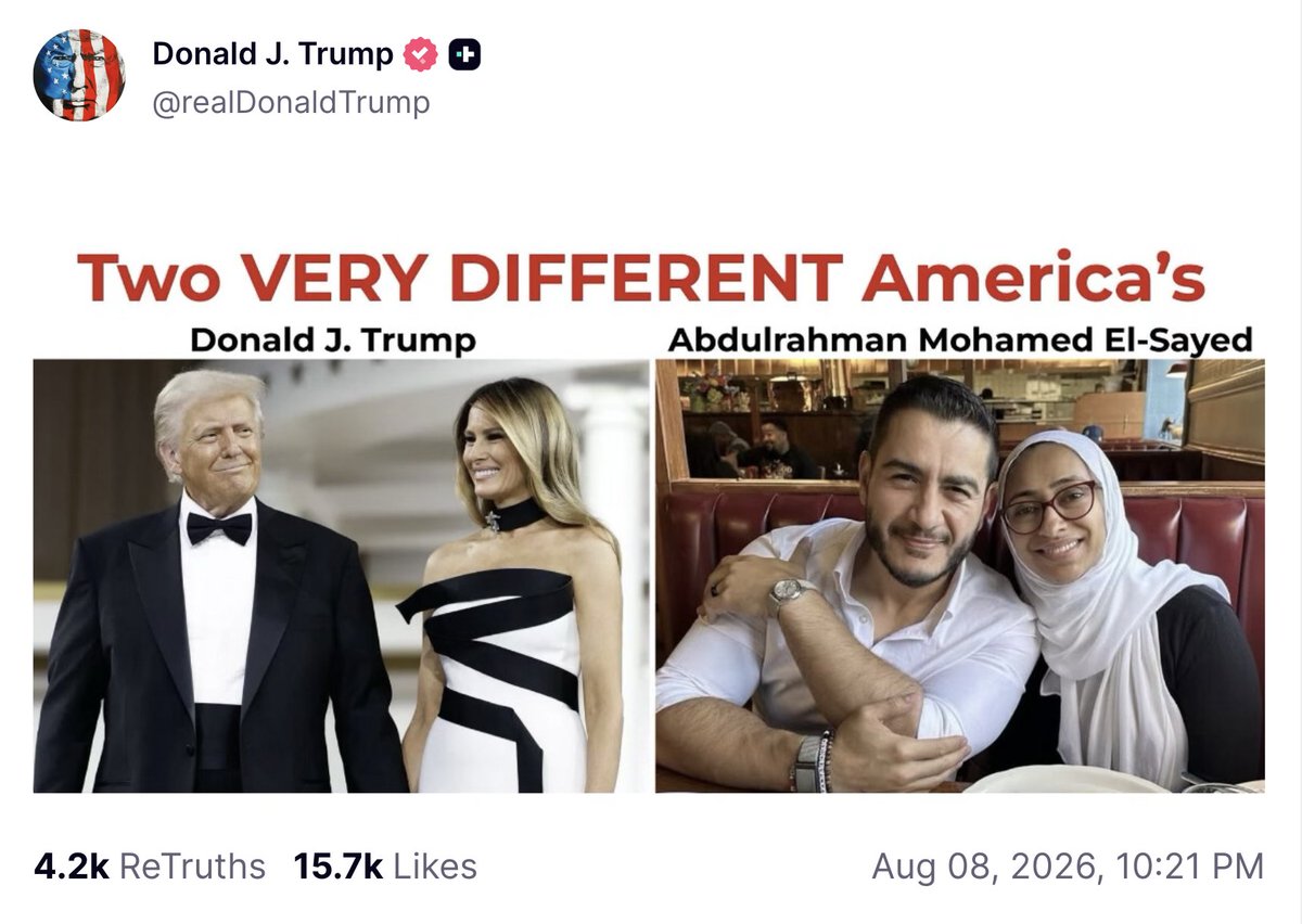 robertgraham's tweet photo. On the right, I see two natural born Americans, both with PhDs, but with shitty leftist policies.

On the right, I see a famously ignorant man with his foreign trophy wife, who is even less educated. Also with shitty economic policies. Only DEI hires put possessive apostrophes in words that are merely plural.