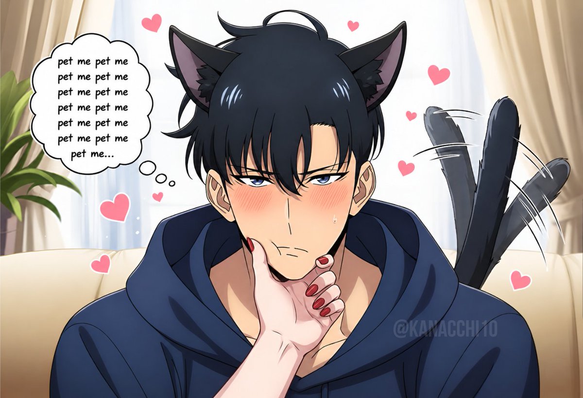 kanacchi10's tweet photo. Tsundere Cat 🐈‍⬛😂 https://t.co/m74cgF8H5o
