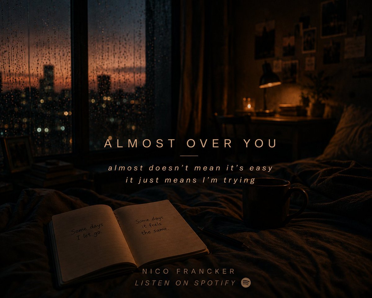 NicoFranckerdk's tweet photo. Healing is realizing you can still miss someone without wanting them back. 🖤

#IndieArtists #newsong https://t.co/m5PuKRnfU2