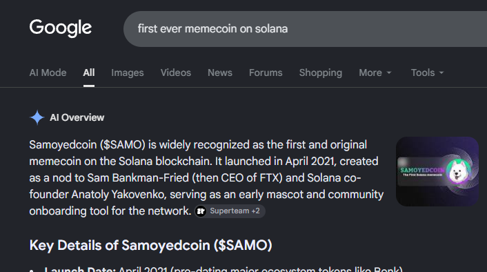 BieFlips's tweet photo. we all know doge was the first ever memecoin, but we have never given any recognition to the first ever memecoin on solana

the dog coin that started everything

https://t.co/Ejdp4lciGb https://t.co/nRYKcHRhQQ