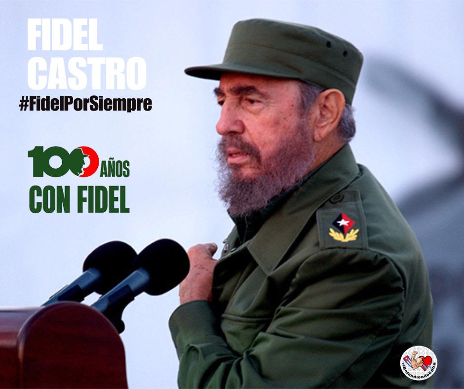 DefendiendoCuba's tweet photo. #100AñosConFidel: "Cuba no podrá ser jamás doblegada. Lucharemos por cada palmo de nuestra tierra hasta la muerte si es que el imperialismo osa agredir a nuestra Patria Socialista".

#CubaNoEsUnaAmenaza
#DefendiendoCuba🇨🇺💪❤️ https://t.co/2nzy1ytQjN