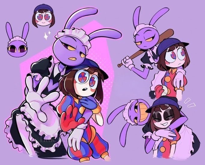 artist_mark01's tweet photo. A little chaos, a lot of charm, and endless spooky fun. 💜🐰✨
.
.
.
#TheAmazingDigitalCircus #Tadc #Pomni #Jax https://t.co/jSp1OyHZeg