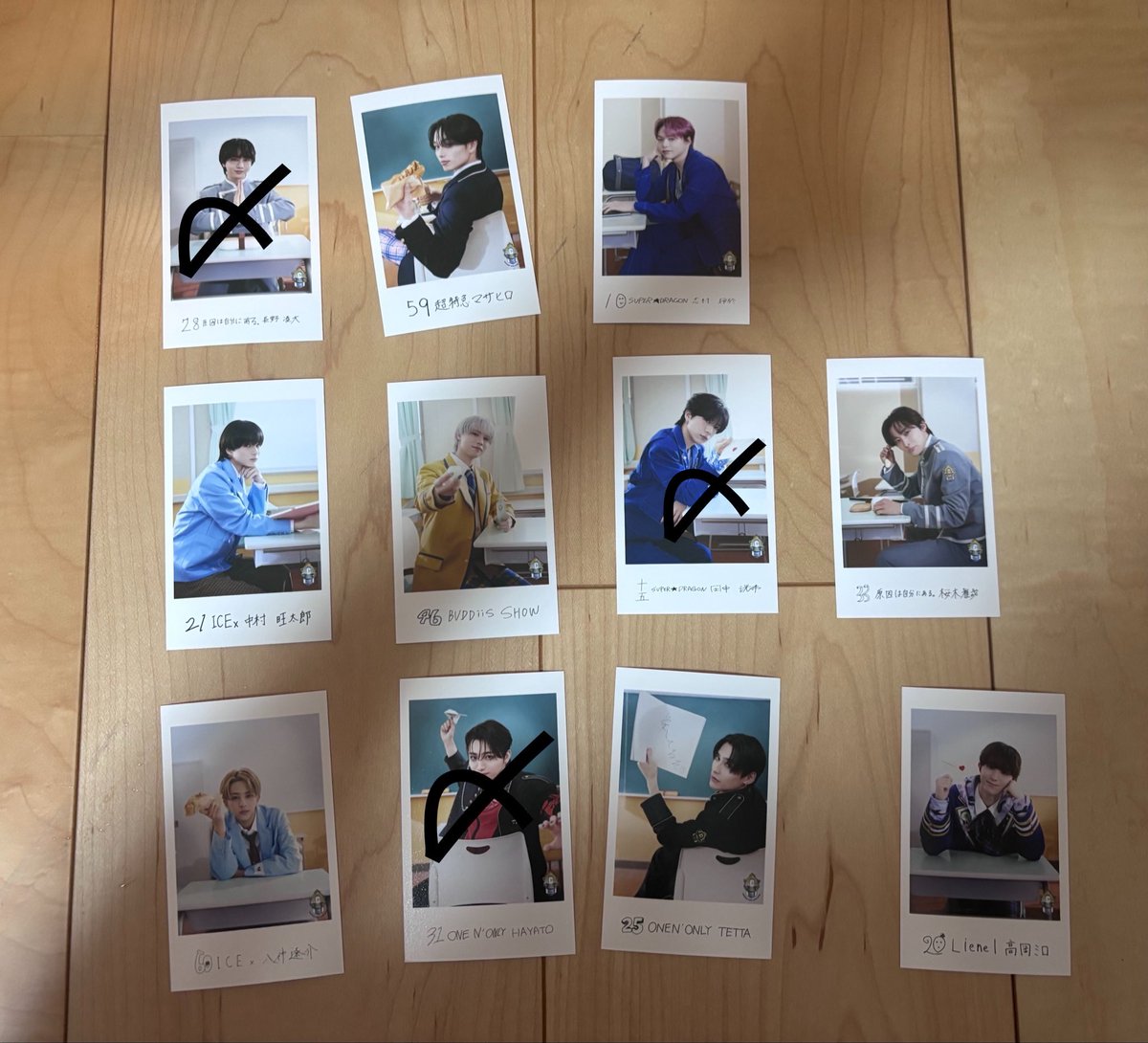 marumaru___mal's tweet photo. EBiDAN THE LIVE 2026 エビライ ランダムグッズ 交換 隣の席　ミニフォト 超特急

譲 マサヒロ 志村玲於 中村旺太郎 SHOW 田中洸希 桜木雅哉 八神遼介 TETTA 高岡ミロ

求 アロハ > FUMIYA （後優先）>柴崎楽

郵送のみになります。
心当たりのある方いましたらお気軽にお声掛けください🙇🏻‍♀️ https://t.co/uENFwAERJi