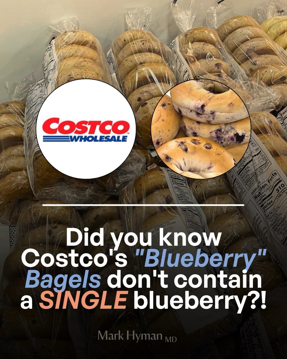 drmarkhyman's tweet photo. 9-ingredient imitation blueberries instead of the real thing… 

Big Food didn’t make a mistake here, this was a boardroom decision.

They engineered a fake fruit, put a picture of a blueberry on the bag, and banked on the fact that most people will never flip it over and read the label.

This is the food system we are living in — and it is making us sick.

Always read your labels. Question the packaging. And know that REAL blueberries (the ones that actually FEED your brain, reduce inflammation, and support your gut) are worth every penny.

You deserve real food.