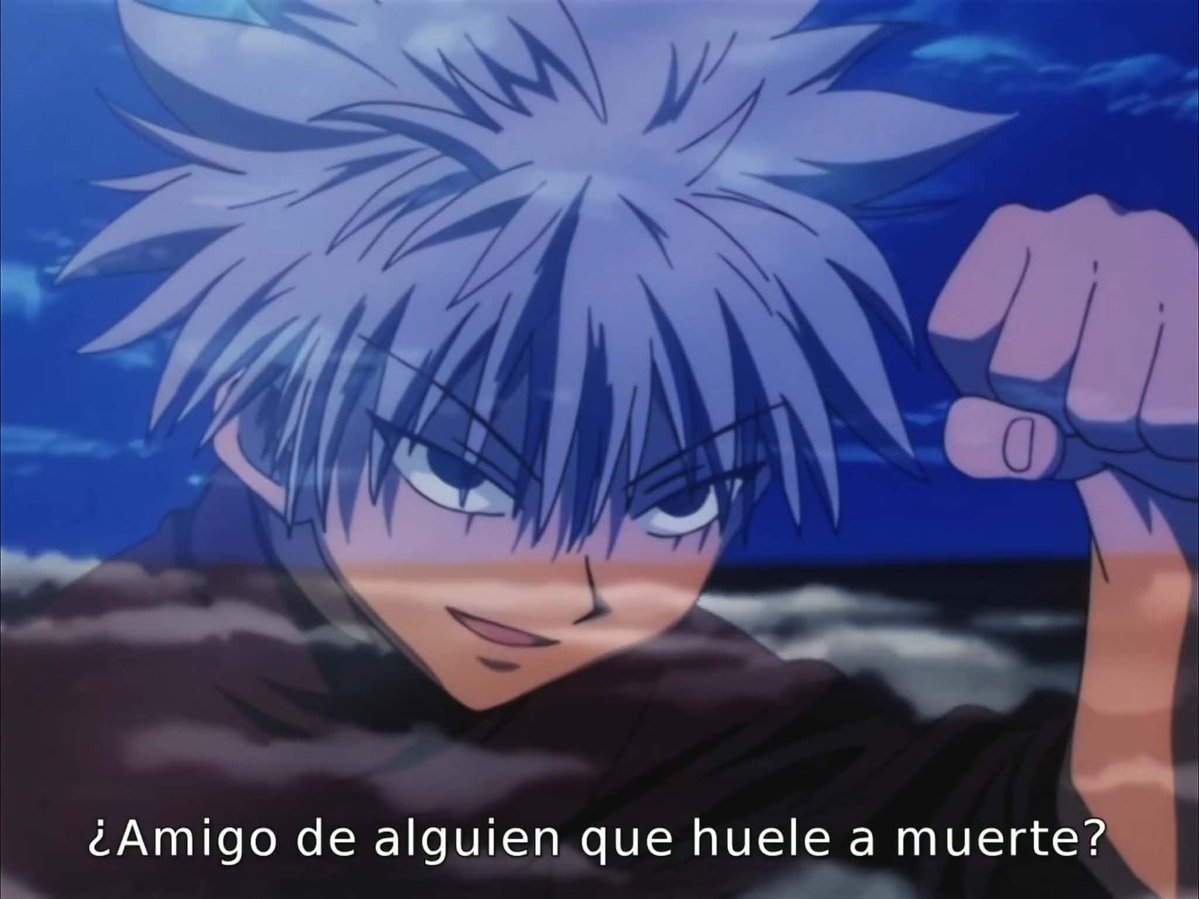 Yorusan99's tweet photo. Esta escena no puedo tomármela muy enserio, Killua me recordó al Gollum hablando con su reflejo.

Bien esquizo lo pusieron aquí 😂 https://t.co/yDcm3vKDLq