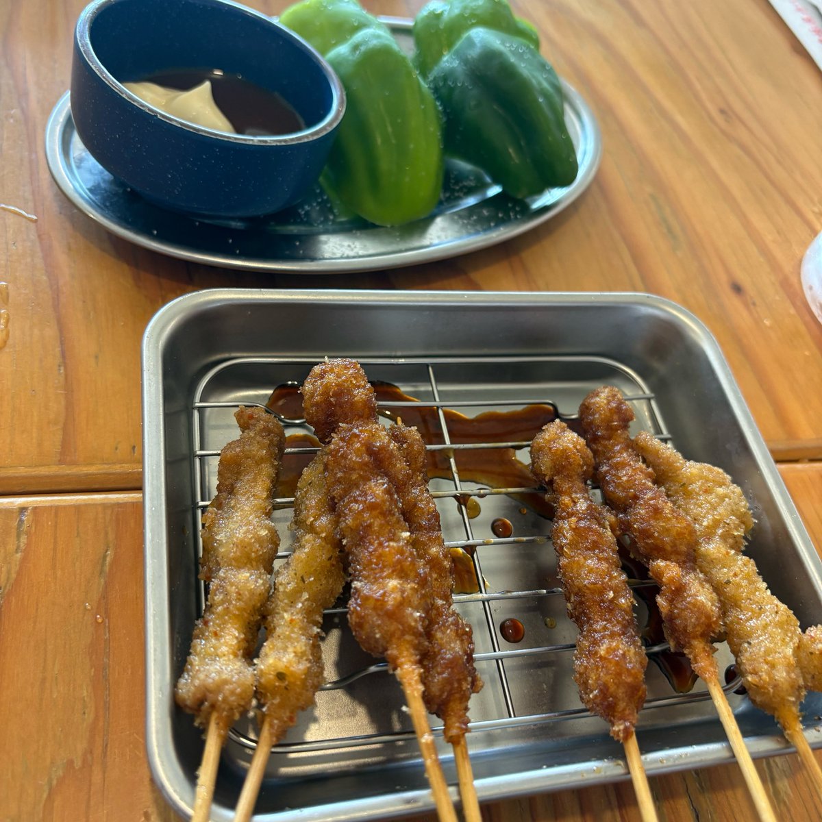 ru_qo's tweet photo. 先週の金曜日に大好きクロちゃんと串カツ会で心のガソリン満タンにしてきました✌️
また元気に過ごせそう☺️
まだまだ暑さが続きますが皆様ご自愛くださいませ🍉 https://t.co/uVXNXqikp6