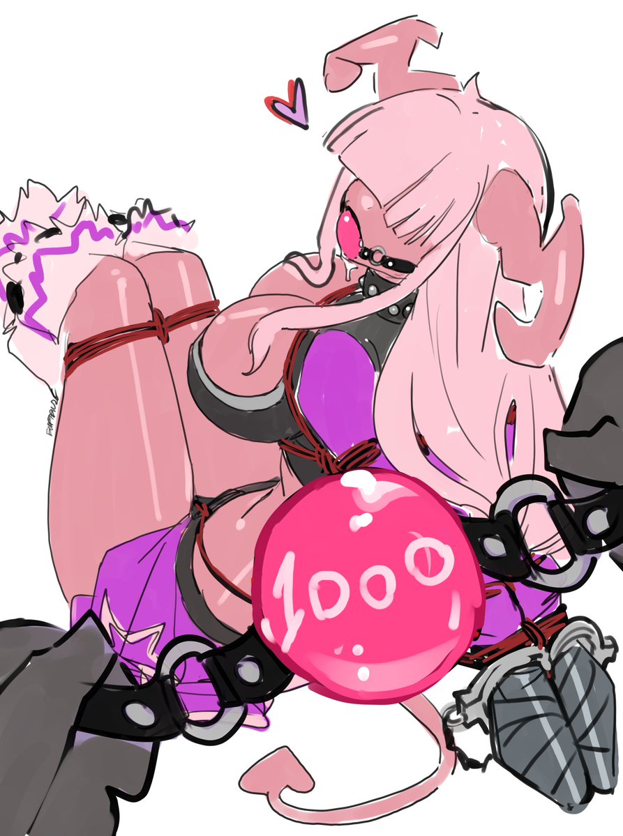 SadisticCT's tweet photo. Thank you so much for 1k followers, just 14 days ago we had only 300! 

Rest assured that uper management has taken notice and hopes the momentum continues, within acceptable parameters.

Hard to believe there's 1000 of you out there watching this loser succubus, but I appreciate every single one of you!! 🎉🩷🎉 

Now go on, replace that gag. You've earned it 👏