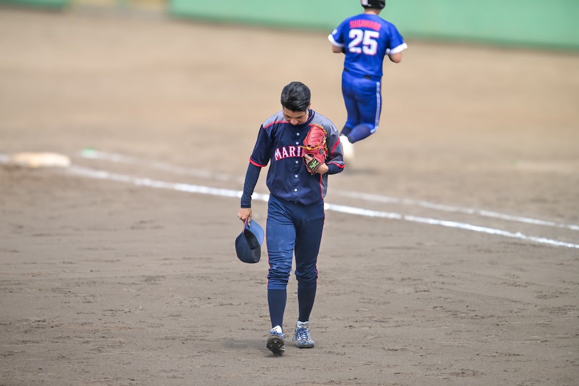 taiponbaseball's tweet photo. 暑い中遠方より来て頂いた皆様沢山のご声援ありがとうございました。
3度目の正直とチームで言い合いながら、
ここまでやって来ました。
壮行会もあり、大応援団も来てくれる。
こんなチーム、球団とファンの皆様と一緒に野球が出来て幸せでした。
勝ちきれなくてすみません。

 #焼津マリーンズ https://t.co/CCHmNg0tNP