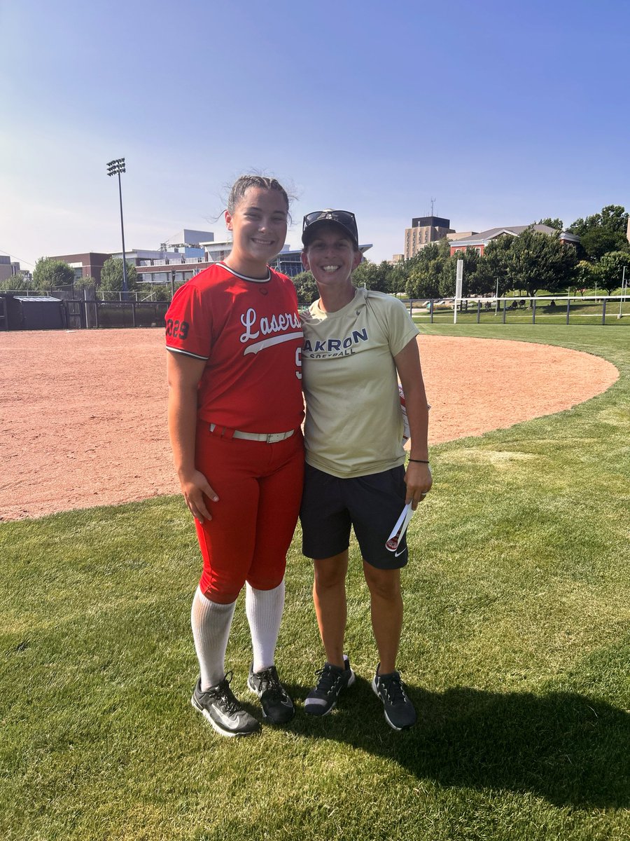 syd_mcbride_29's tweet photo. Had a great time today at the University of Akron! I got to attend the summer elite camp at Akron! I loved working with the coaches and improving my defensive and offensive skills! Thank you Coach Nicholson and staff for putting on an awesome camp today! Go Zips! @ZipsSB https://t.co/AoIDVSBstk