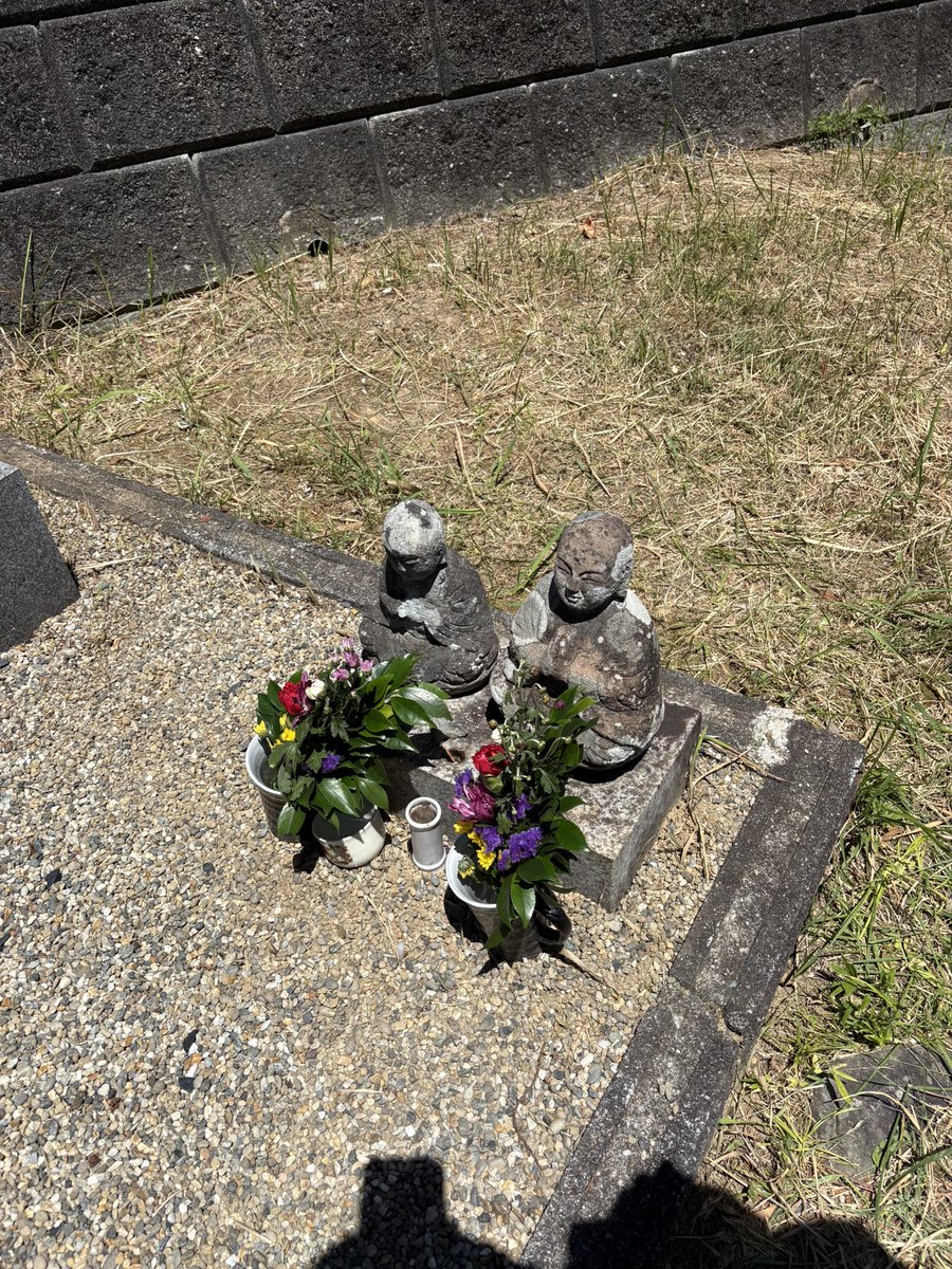 nahoko0702's tweet photo. お盆ですが…ちょうど
祖父の三十三回忌で��た
今、話題の世界遺産になった
飛鳥藤原の宮都のなかのお寺にお墓ぎあるので、お寺で法要のあと住職様とお墓でまた法要していただきました
暑かったけどありがたい
聖徳太子生誕のお寺です。
#橘寺 
#飛鳥藤原の宮都 https://t.co/iHCLttYFX5