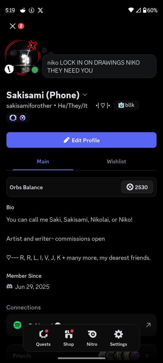 NikoGabv1's tweet photo. My disc if anyoomf wants to add me! https://t.co/D44DS7jFAb