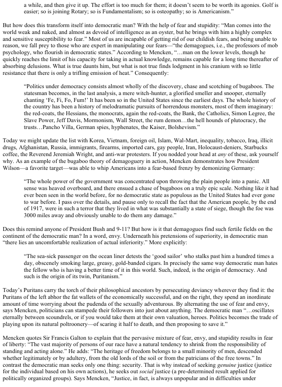 LawrenceMLudlow's tweet photo. @FrankMLeeFML Also a favorite of mine. Here's the text of my 20-ish-year-old book review of "Notes on Democracy" for Strike-the-Root when a new publisher re-issued it, now gone with the aging links! https://t.co/TqNND7mQx2