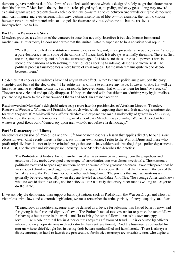 LawrenceMLudlow's tweet photo. @FrankMLeeFML Also a favorite of mine. Here's the text of my 20-ish-year-old book review of "Notes on Democracy" for Strike-the-Root when a new publisher re-issued it, now gone with the aging links! https://t.co/TqNND7mQx2