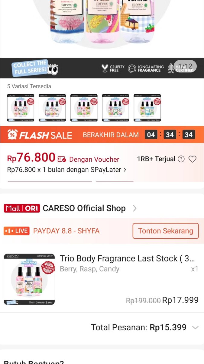 berliandisini's tweet photo. in this economy tau celah diskon di aplikasi oren ini penyelamat bgttt 😭😭😭

bayangin aja harga 15 ribuan dapet careso 3 pcs udh hemat buat parfum 2-3 bulanan, reply bakal aku jelasin semua triknya https://t.co/W9PDSsQRSY