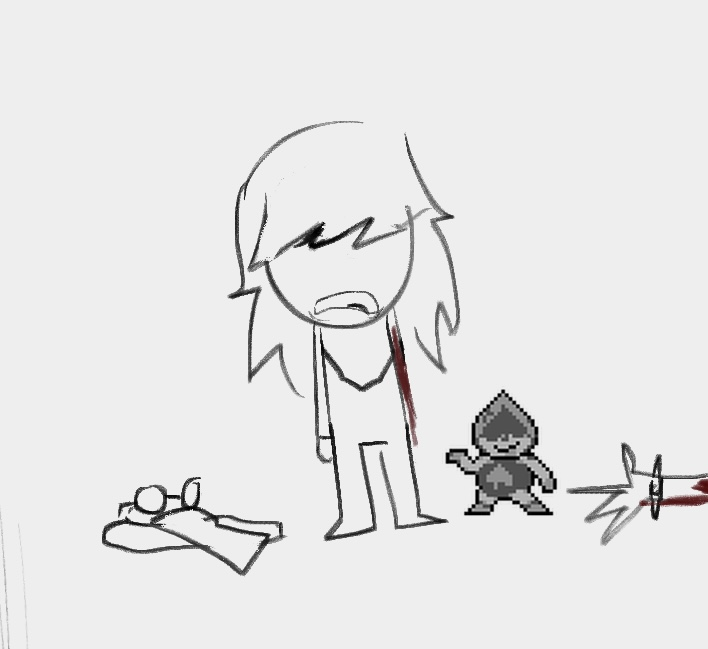 HOMIXIIIIDE's tweet photo. Deltarune Chapter 6 Prediction https://t.co/05IthReTyG