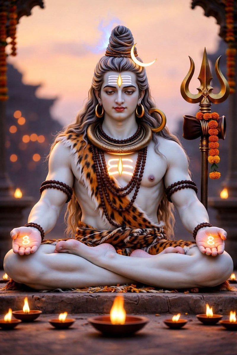 ZindgiEkKavita's tweet photo. नागेन्द्रहाराय त्रिलोचनाय भस्माङ्गरागाय महेश्वराय।

नित्यं शुद्धाय दिगम्बराय तस्मै नकाराय नमः शिवाय॥ 

@ZindgiEkKavita
#हर_हर_महादेव_शिव_शंभू_ॐ 🙏🚩
#सुप्रभात🌅🌹 https://t.co/v36SVg7h5E