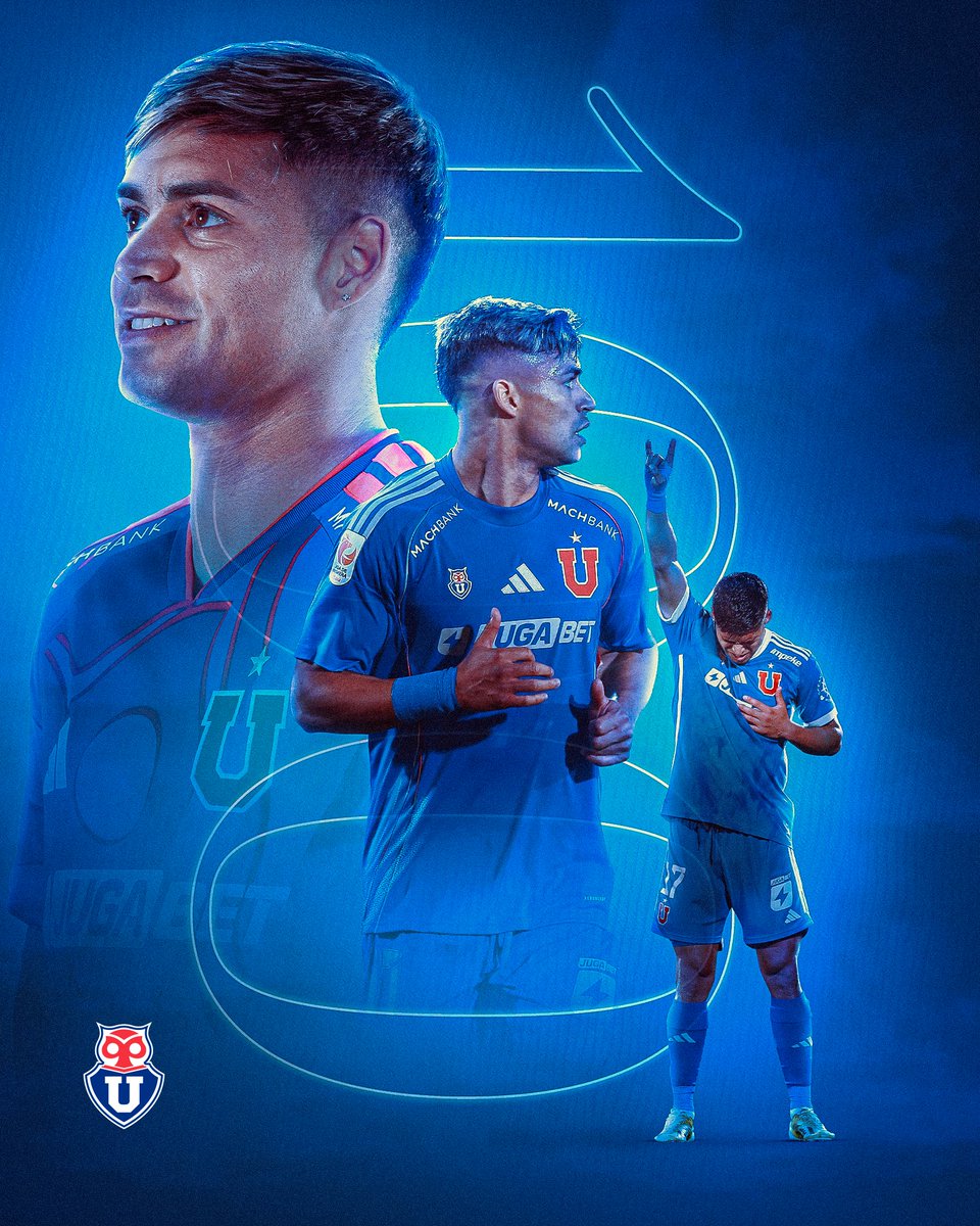 udechile's tweet photo. ⚡️ RAYO 1️⃣0️⃣0️⃣⚡️
Hoy Fabián Hormazábal también alcanzó su partido número 100 defendiendo los colores del Romántico Viajero 🔵🔴

¡Felicidades, Fabi! 🤘🏼 https://t.co/8nbAJV6vx2