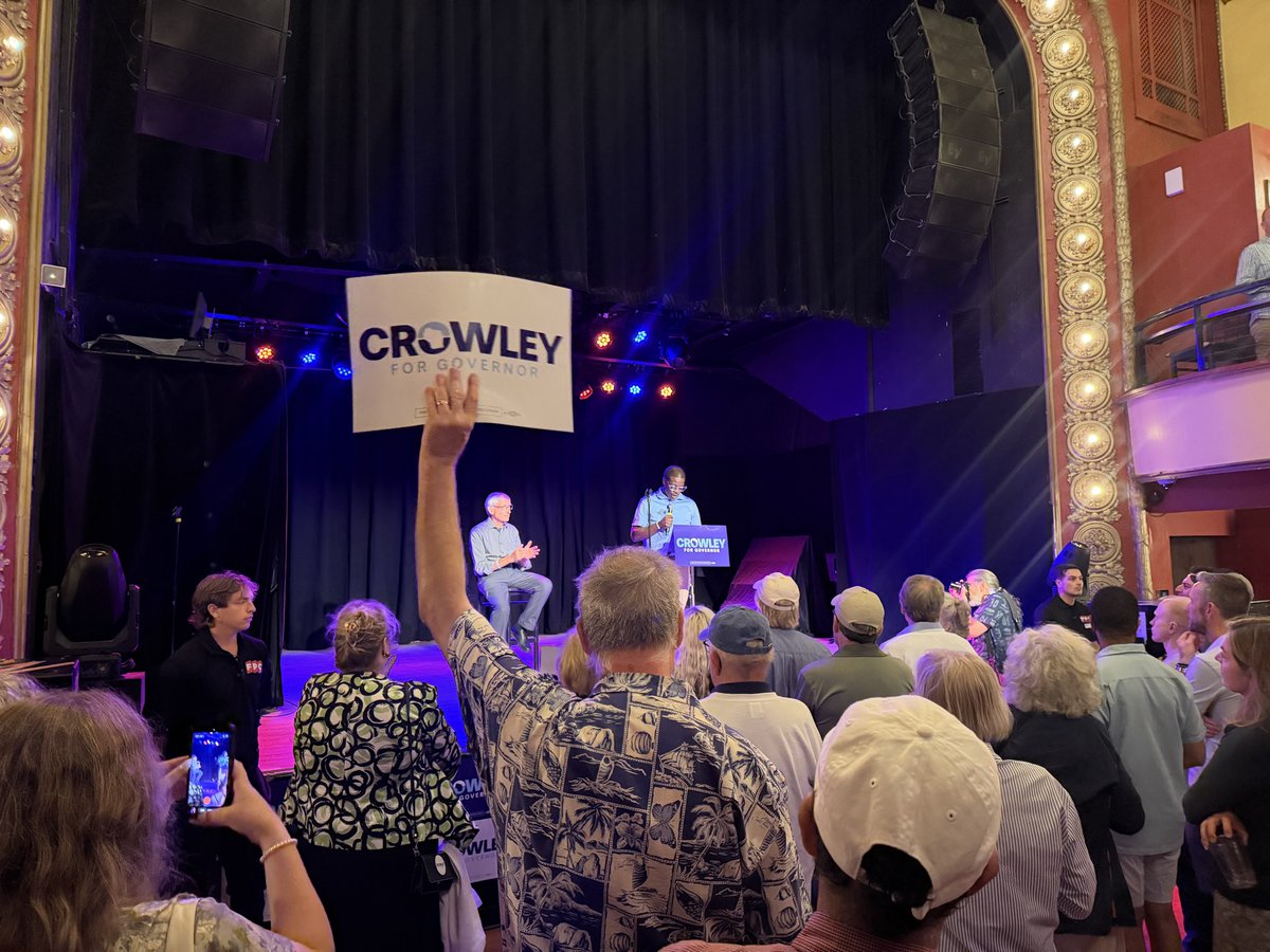 DavidCCrowley's tweet photo. MADISON! Thank you for rallying with @Tony4WI and me.

Wisconsin deserves a governor who will fight for working families every single day.

We've got 48 hours left in this primary. Let's get to work 💪
https://t.co/WCFhM2bAiF https://t.co/uwuBCYxLK8