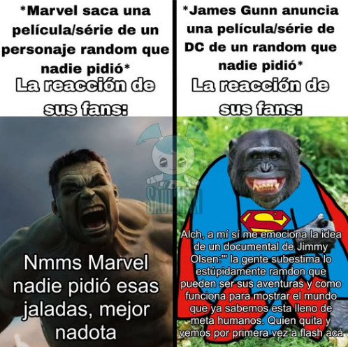 ChavoShipawn's tweet photo. amigos por que los fans de DC son tan tragamdrs??? https://t.co/v5R4WSLPbM