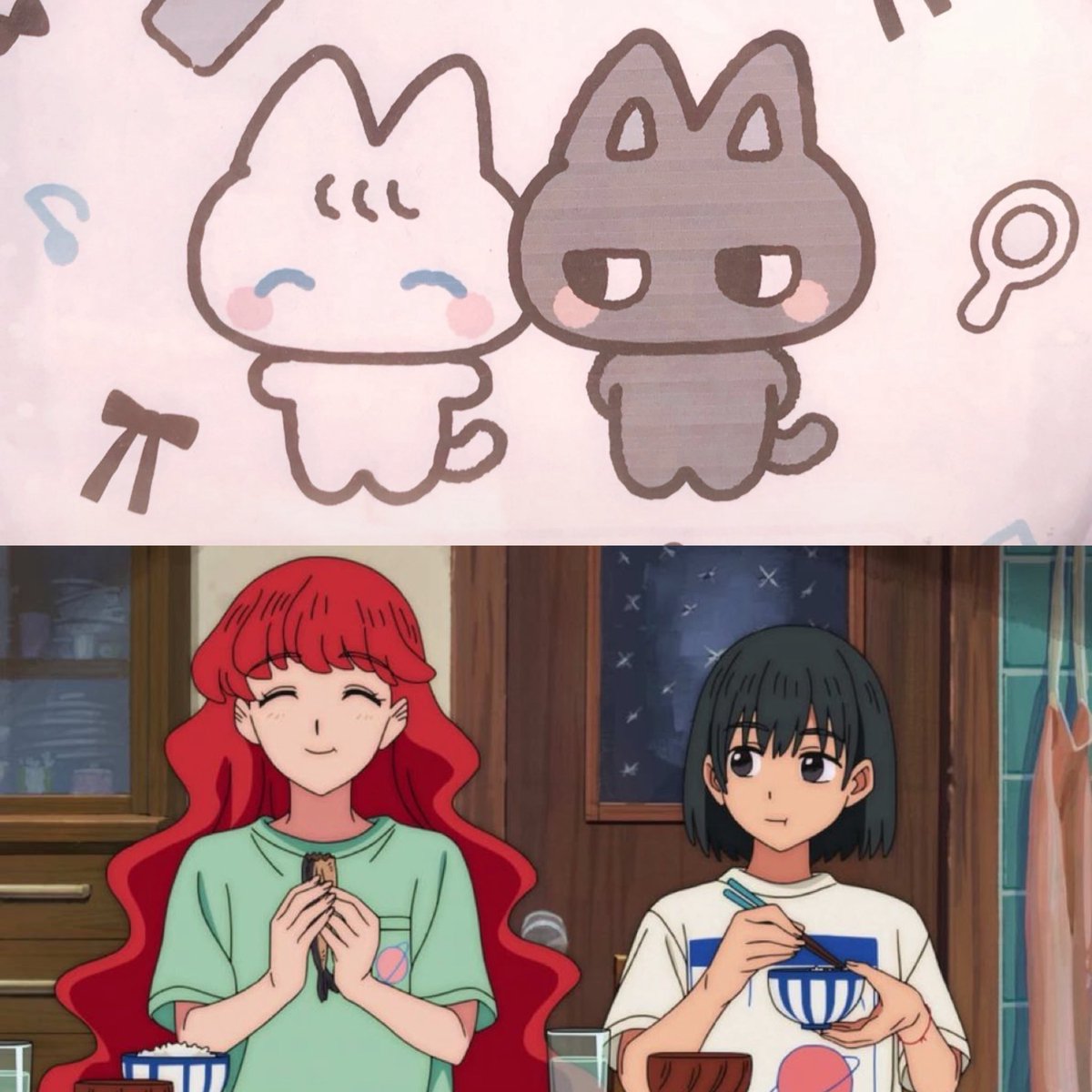 kyoruyeye's tweet photo. thought the new sanrio characters looked familiar.. https://t.co/vCOrLMqX47