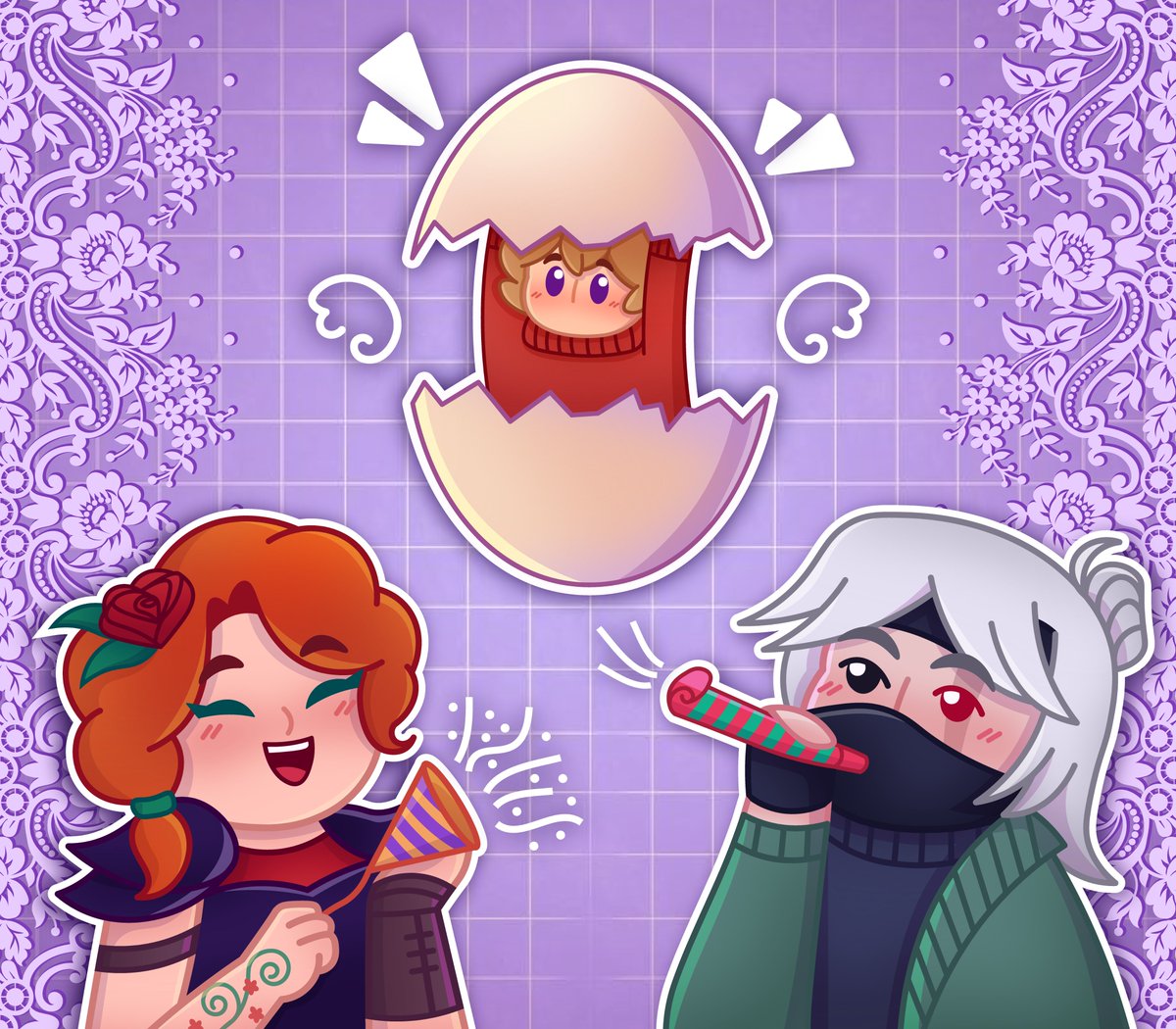 doedeerlord's tweet photo. Hope you had an eggcellent birthday !! 🥚✨
#grianfanart https://t.co/SfgZilqTmX