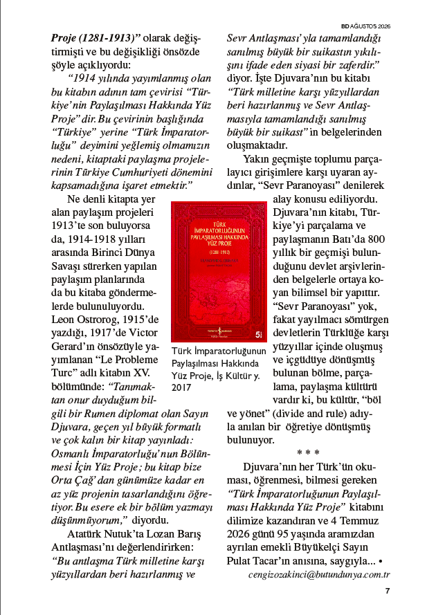 cengizozakinci's tweet photo. 10 Ağustos, Sevr'ın 106'ıncı Yıldönümü 
Türkiye'nin Paylaşılması Hakkında 100 Proje: https://t.co/uhBXS6THIJ
