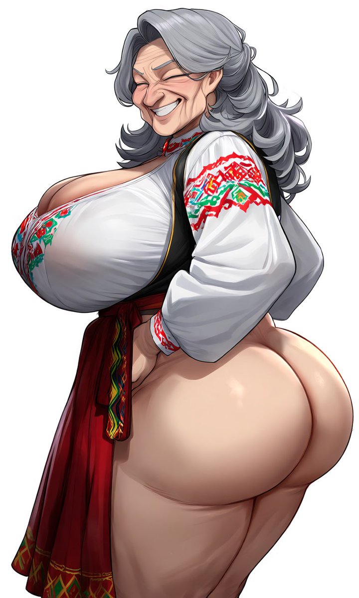 UkrGilfGalya's tweet photo. ｢Here are some fresh Ukrainian baked goods...namely, a couple of HUGE...JUICY...UKRAINIAN...BUNS...｣

     "I hope you're very hungry, sweetie? Because Grandma Galya is VERY...He-he...." https://t.co/cwVV9oXdh6