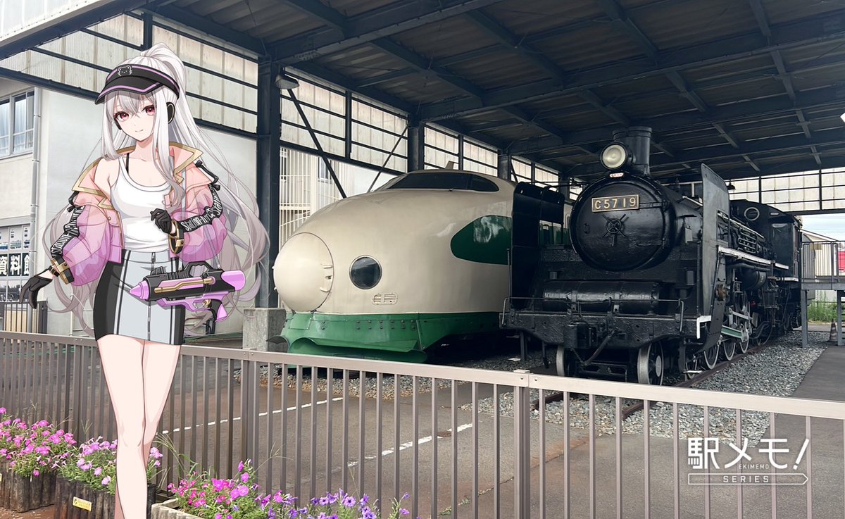 ojuring's tweet photo. 北海道に向けて移動中😆

8/9は、神戸市で駅メモのデジタルスタンプラリーのエキソアレ西神中央とtete名谷にチェックイン😊

福井市、富山市、高岡市の路面電車を眺めつつ。

本日8/10は、新津市で新津鉄道資料館とC57形式149号機動輪にチェックイン😆　日程的に福島県を周る余裕はないので後日回収😅 https://t.co/909icMqXmR