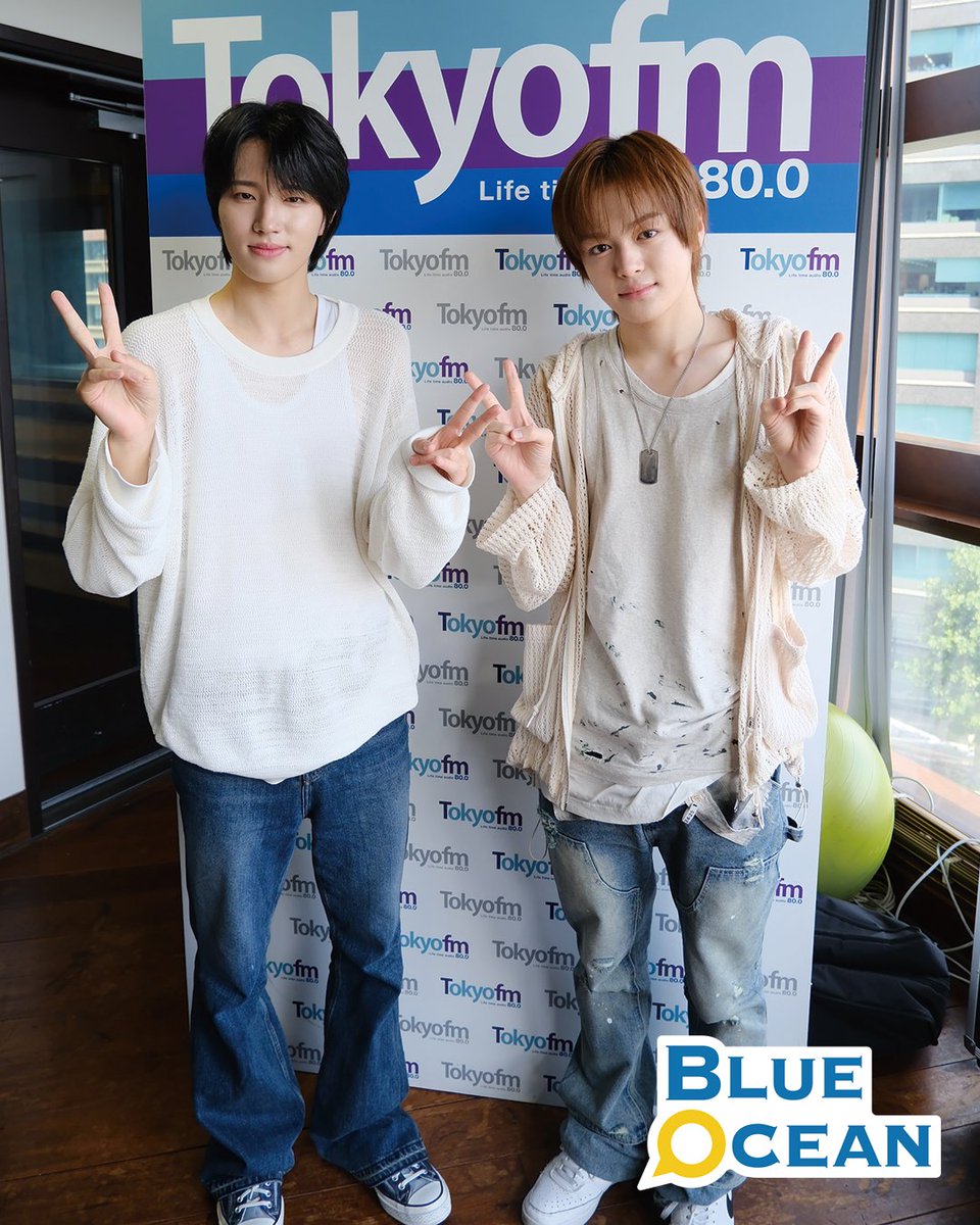 BlueOceanTFM's tweet photo. \ このあと10時台⏰ /

日本人3人・韓国人4人で結成された
7人組ボーイズグループ  #AEN 生出演⚡️

お迎えするメンバーは…
#HARUTO さん、#KAIRA さん♪

朝らしい爽やかなショット📸🌱
まもなくのご出演🔥 お楽しみに!!

📻 生放送のご参加はこちらから👇
https://t.co/gmgkk5iLbO

#TOKYOFM #BlueOcean @AEN_offcl