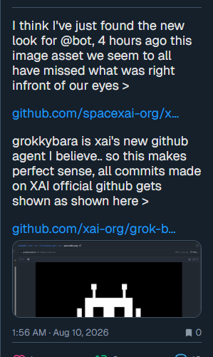 LexLuthorDev_'s tweet photo. just bonded on BNB might be the new xai agents name 

https://t.co/TgnwjoVAsQ https://t.co/RhvvKpSpJL