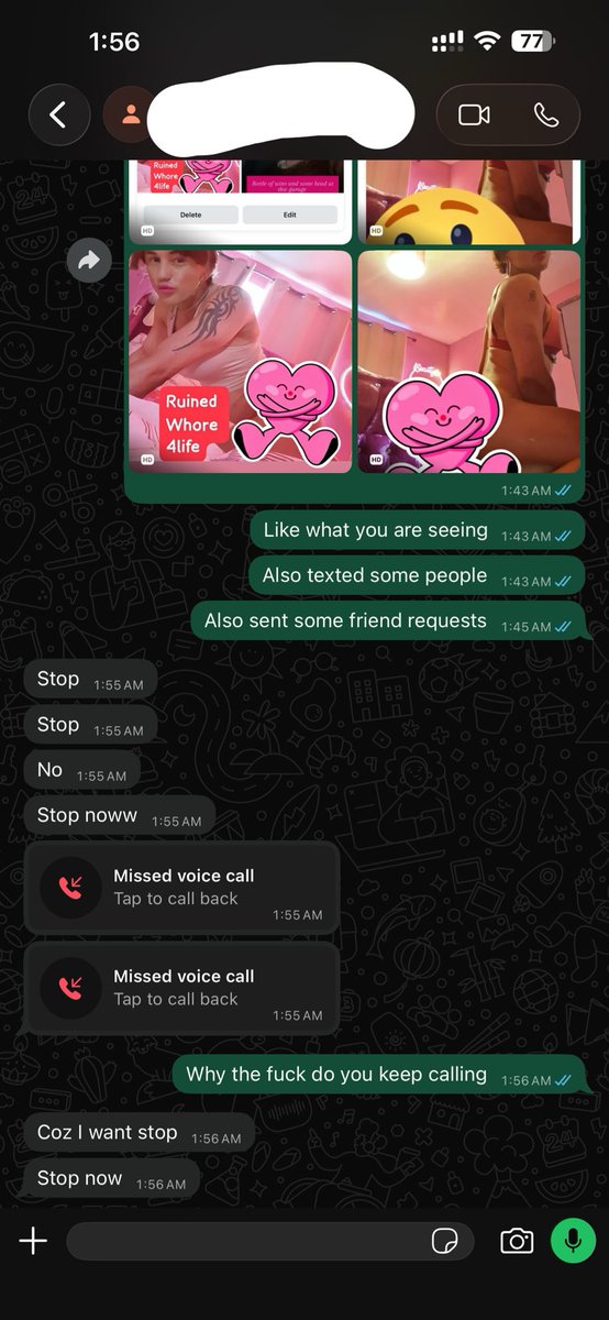 Sissytemple01's tweet photo. Just finished with @Lucyloohunz 
Posted her on Facebook 
And posted her on some sissies pages 
And posted a reel and on her story 
And started sending messages and friend request 
She begged me to stop 

Should I stop ?

Who is next 😈 https://t.co/CHB30BXJ7s